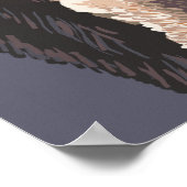 New HampshireMoose Up Nah Poster (Ecke)