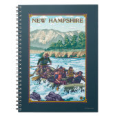 New HampshireRiver Rafting Scene Notizblock (Vorderseite)