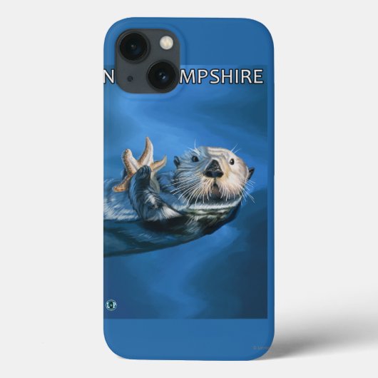 New HampshireSea Otter Scene Case-Mate iPhone Hülle (Rückseite)