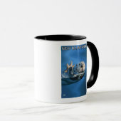 New HampshireSea Otter Scene Tasse (VorderseiteRechts)