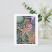 New HampshireTidepool Scene Postkarte (Stehend Vorderseite)