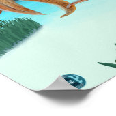 New HampshireTintenfischszene Poster (Ecke)