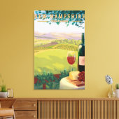 New HampshireWeinlandschaft Leinwanddruck (Insitu (Wohnzimmer))