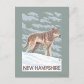 New HampshireWolf Scene Postkarte (Vorderseite)