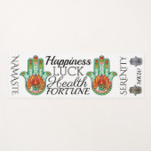 New Hamsa Hand Yoga Mat - Hübsch zurück Yogamatte (Vorderseite (Horizontal))