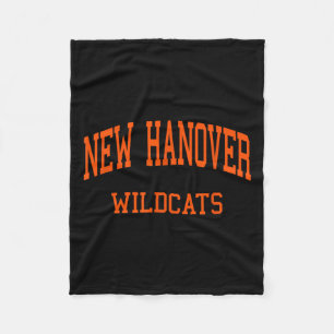 New Hannover High School Hs Wilmington Nc Retro Sp Fleecedecke