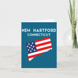 New Hartford Connecticut Usa Bundesstaat Amerika R Karte