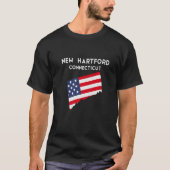 New Hartford Connecticut USA Staat America Travel T-Shirt (Vorderseite)