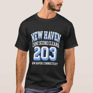 New Haven Area Code 203 - Für Kriminalitätsreinige T-Shirt