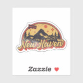 New Haven, Connecticut Aufkleber (Blatt)