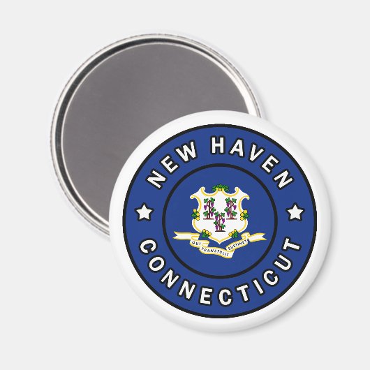 New Haven Connecticut Magnet (Vorderseite/Rückseite)