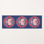 New Haven Connecticut Polnischer Adler Yogamatte (Vorderseite (Horizontal))