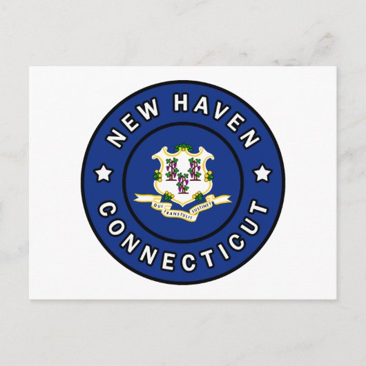 New Haven Connecticut Postkarte (Vorderseite)