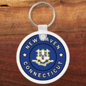 New Haven Connecticut Schlüsselanhänger (Vorderseite)