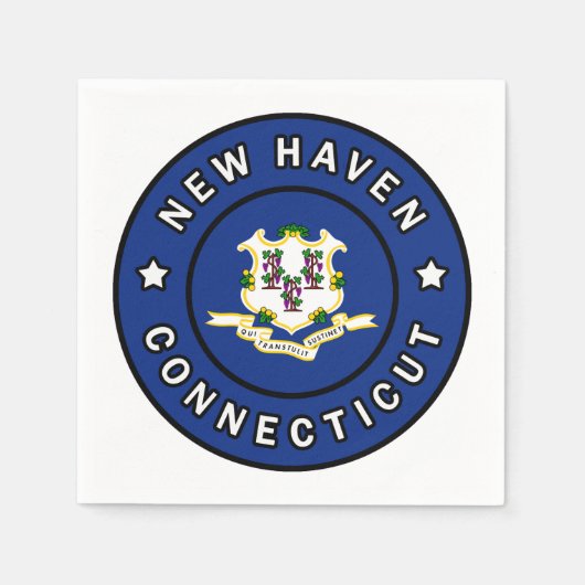 New Haven Connecticut Serviette (Vorderseite)