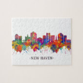 New Haven Connecticut Skyline Puzzle (Horizontal)