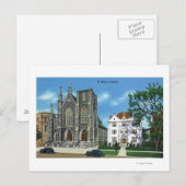 New Haven, CTExterior View of St. Mary's Postkarte (Vorne/Hinten)