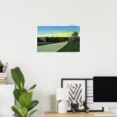 New Haven, CTView von Merritt Parkway Poster (Heimbüro)