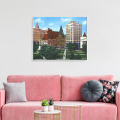 New Haven, CTView von überall her Leinwanddruck (Insitu (Wohnzimmer))