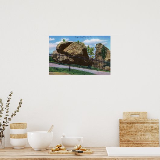 New Haven, CTWest Rock Park View of Judges Poster (Küche)