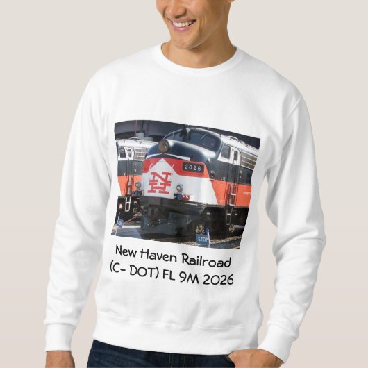 New-Haven Eisenbahn (c-PUNKT) FL 9M 2026 Sweatshirt (Vorderseite)