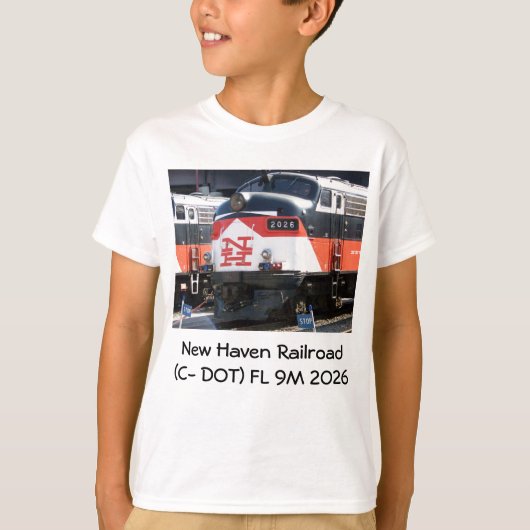 New-Haven Eisenbahn (c-PUNKT) FL 9M 2026 T-Shirt (Vorderseite)