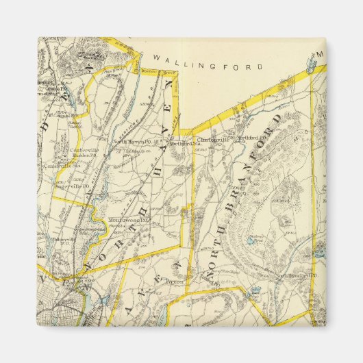 New Haven Landkreis Magnet (Vorne)