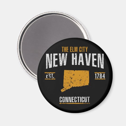 New Haven Magnet (Vorderseite/Rückseite)