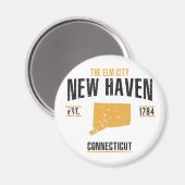 New Haven Magnet (Vorderseite/Rückseite)