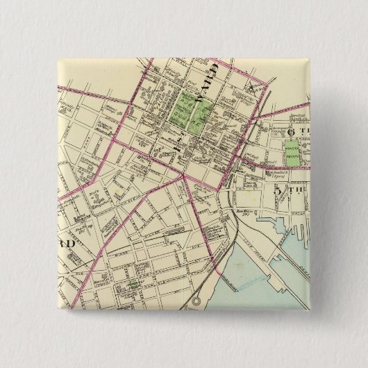New Haven Map Button (Vorderseite)