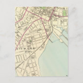 New Haven Map Postkarte (Vorderseite)
