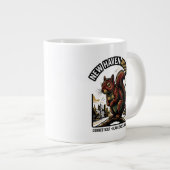New Haven Minds Red Squirrel Black Excellence Art Jumbo-Tasse (Vorderseite Rechts)