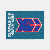 New Haven Nighthawks Essential Fleecedecke (Vorderseite (Horizontal))