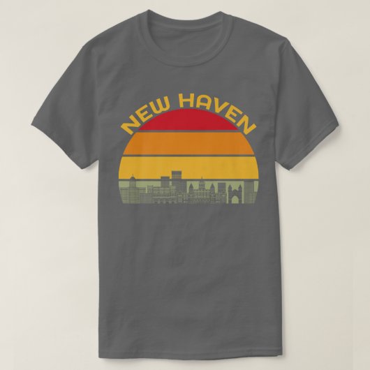 New Haven Pizza Hauptstadt of the World Connecticu T-Shirt (Design vorne)