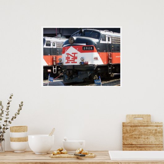 New Haven Railroad ( C- DOT ) FL 9M 2026 Poster (Küche)