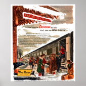 New Haven Railroad Christmas 1947 Poster (Vorne)