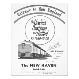 New Haven Railroad-Gateway nach Neuengland 1950 Fotodruck