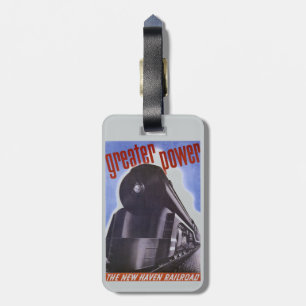 New Haven Railroad Greater Power 1938 Gepäckanhänger