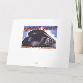 New Haven Railroad Greater Power 1938 Karte (Rückseite)