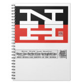 New Haven Railway Logo Beverage Coaster Notizblock (Vorderseite)