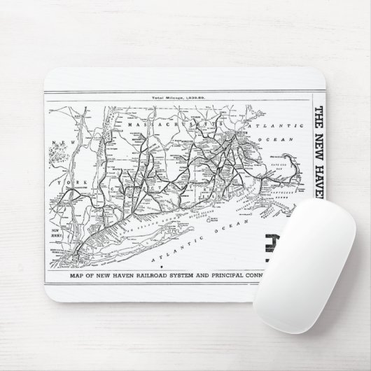 New Haven Railway Mousepad (Mit Mouse)