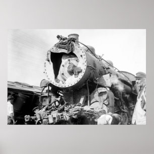 New-Haven Zug-Wrack: 1913 Poster