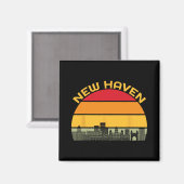New Haven Zza Catal Of The World Connecticut Azza Magnet (Vorderseite/Rückseite)