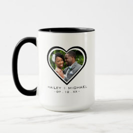New Heart Foto Picture Wedding Tasse