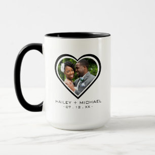 New Heart Foto Picture Wedding Tasse
