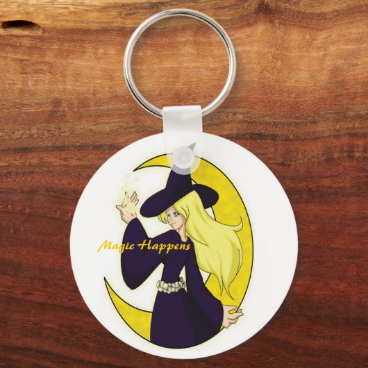 New Hexe Schlüsselanhänger (Vorderseite)