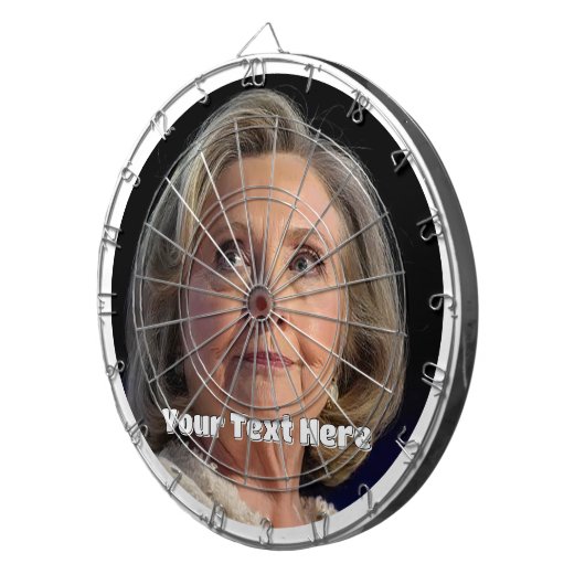 New Hillary Clinton Custom Dartscheibe (Vorderseite rechts)