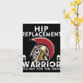New Hip Replacement Men Women Warrior Awareness Gi Karte (Gelbe Blume)