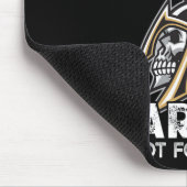 New Hip Replacement Men Women Warrior Awareness Gi Mousepad (Ecke)