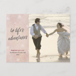 New Holiday New Years Foto Postkarte